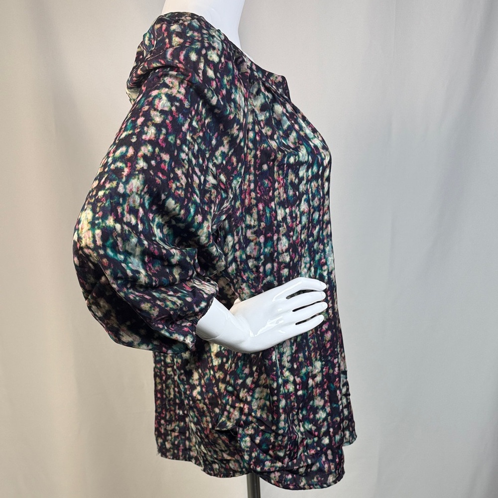 Willi Smith Colorful Patterned Blouse - Picture 3 of 6
